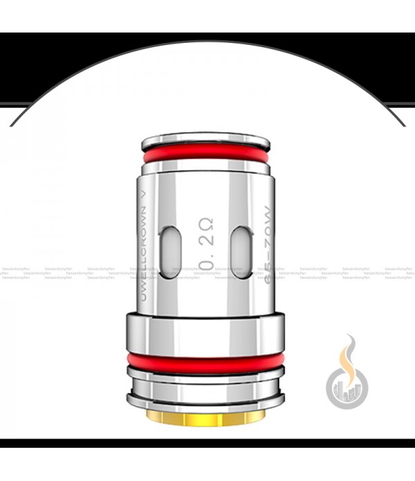 4x UWELL Crown 5 UN2-3 Meshed-H Coil - 0.2 Ohm