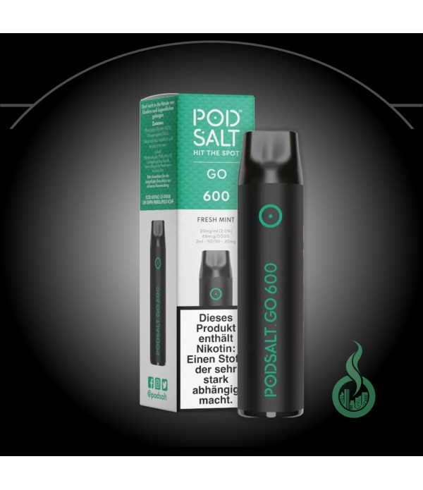 Pod Salt Go 600 Einweg E-Zig Fresh Mint