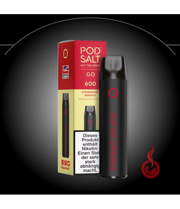 Pod Salt Go 600 Einweg E-Zig Strawberry Banana