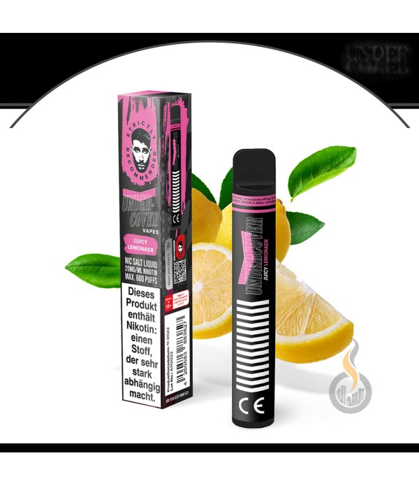 Undercover Vapes by Samra Einweg E-Zig - Juicy Lemonade