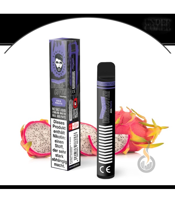 Undercover Vapes by Samra Einweg E-Zig - Asia Frui...