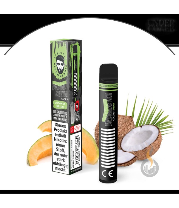 Undercover Vapes by Samra Einweg E-Zig - Coconut Melon