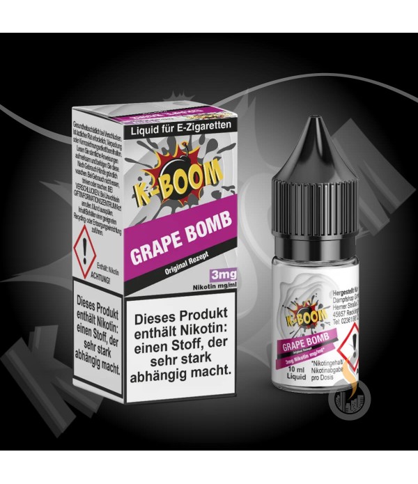 K-BOOM Grape Bomb Liquid - 10 ml