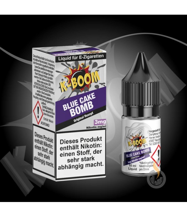 K-BOOM Blue Cake Bomb Liquid - 10 ml